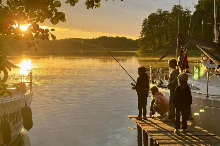 Mazury cud natury, łowienie ryb.